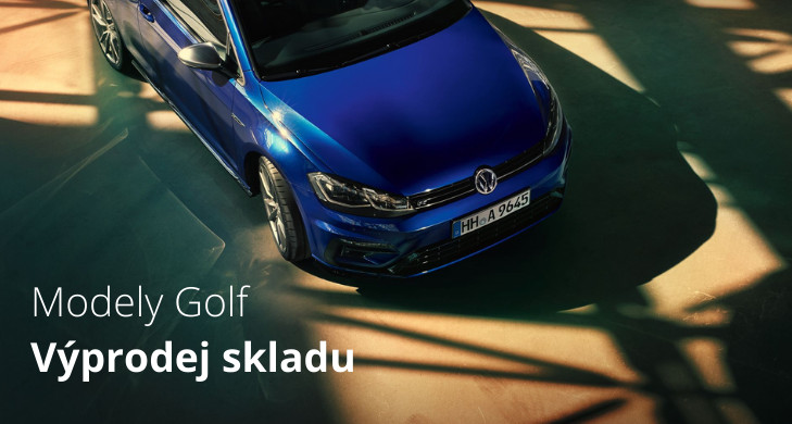 Výprodej skladových vozů Golf